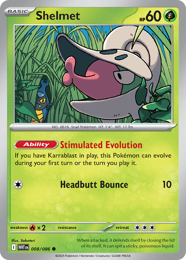 Shelmet (Master Ball Pattern) - 008/086