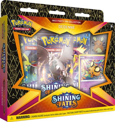 Shining Fates Mad Party Pin Collections - Dedenne