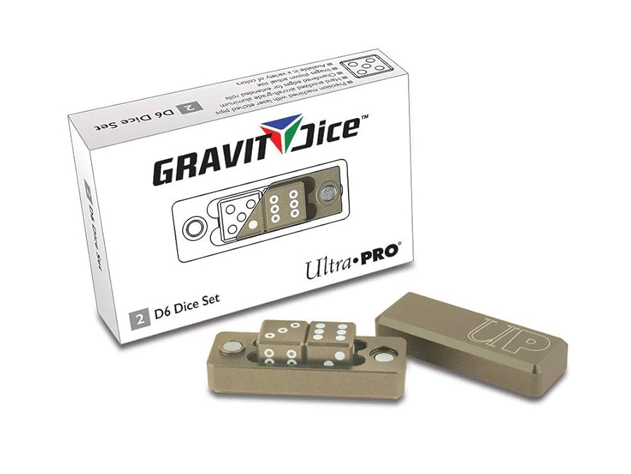 Gravity Dice - 2 Piece D6 Set - Desert - Image 2