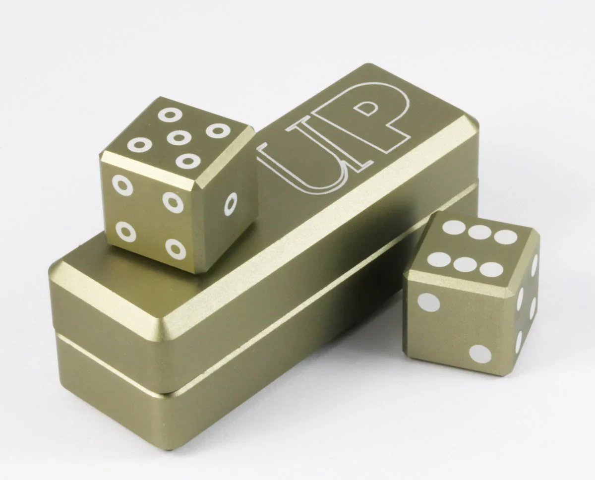 Gravity Dice - 2 Piece D6 Set - Desert - Image 3
