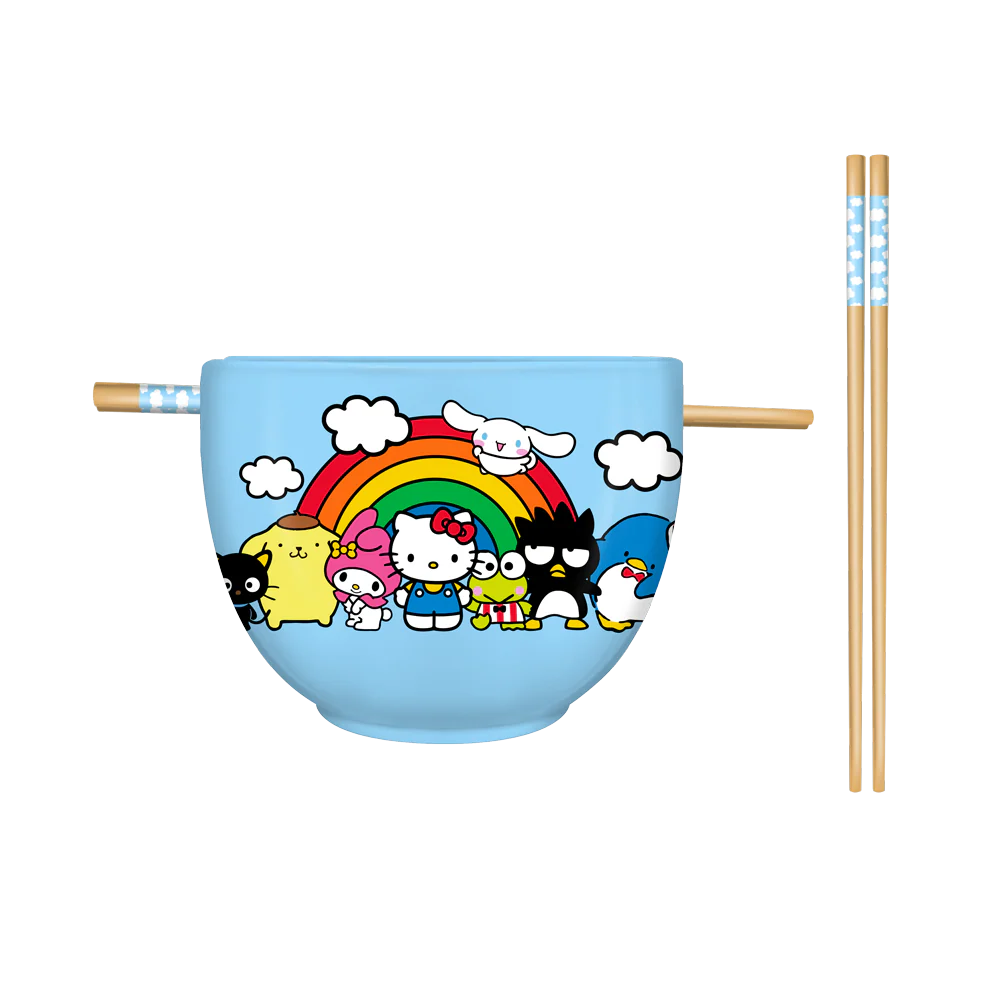 Hello Kitty Ramen Bowl & Chopsticks - Sanrio Group