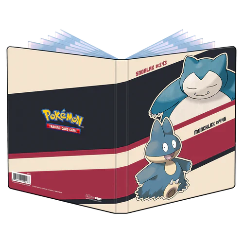 UltraPro Pokemon 4 Pocket Binder Munchlax & Snorlax