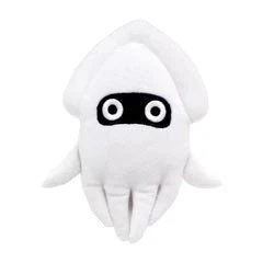 Super Mario All Star Collection Blooper Plush, 6.5"