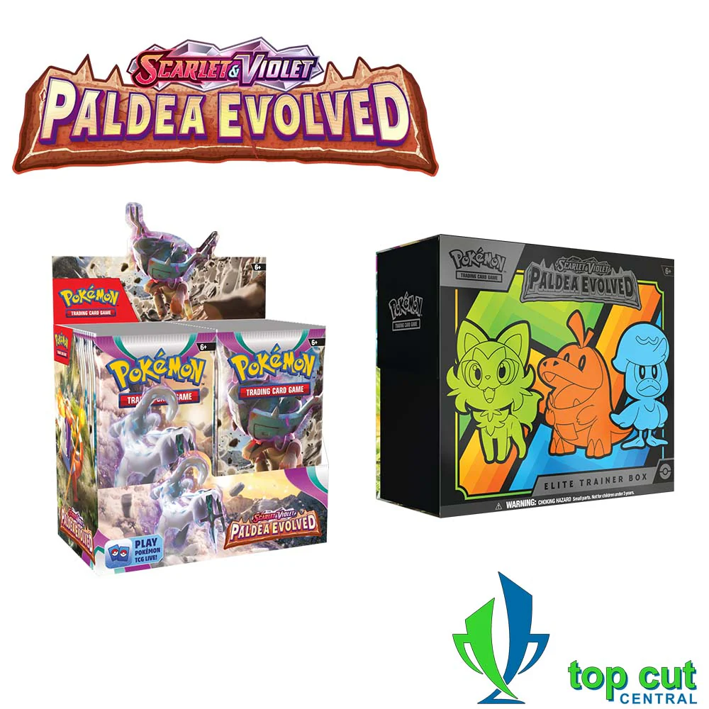 Scarlet & Violet - Paldea Evolved - Booster Box & Elite Trainer Box Bundle