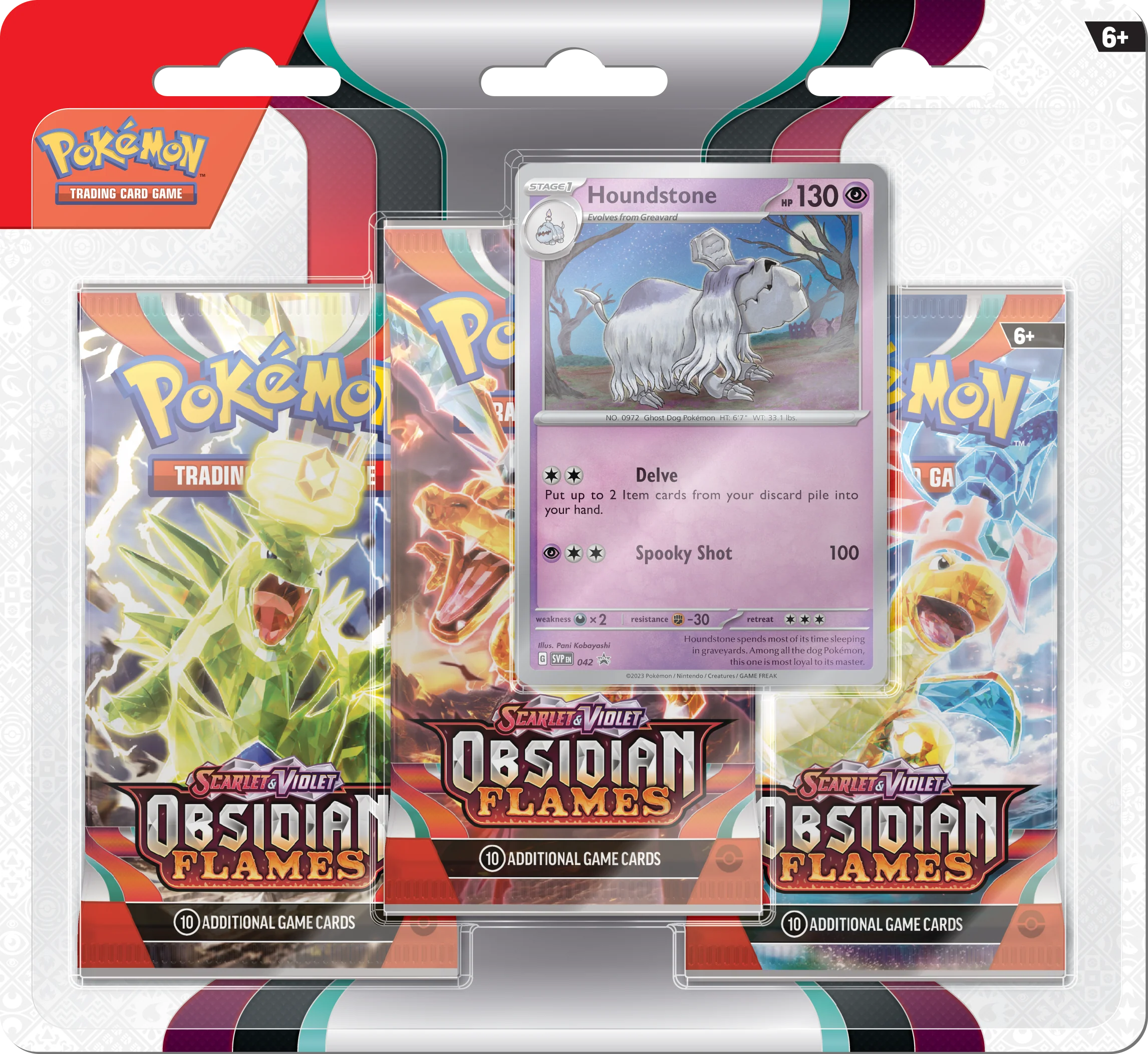 Scarlet & Violet - Obsidian Flames - 3-Pack Blister - Image 2
