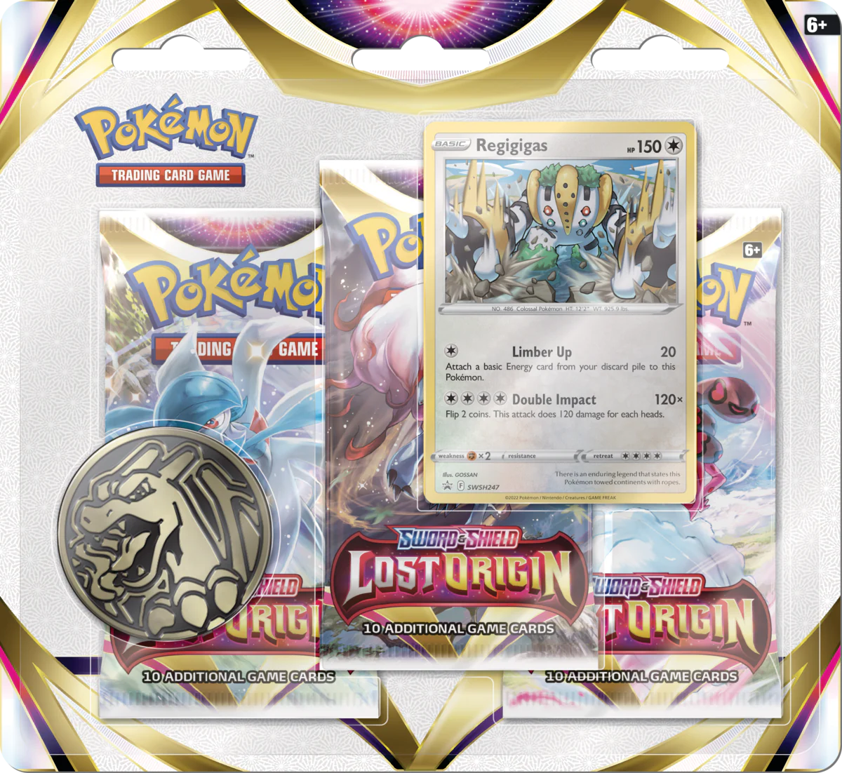 Sword & Shield - Lost Origin 3-Pack Blister - Regigigas