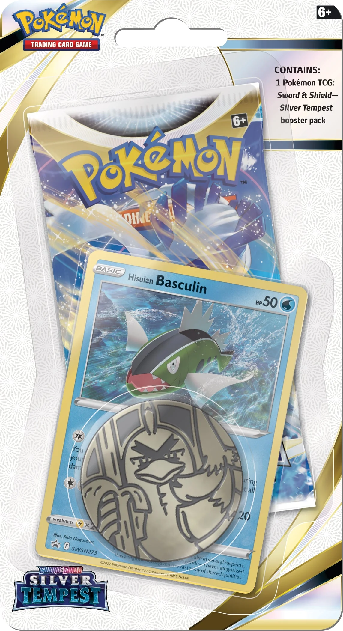 Sword & Shield - Silver Tempest Checklane Blister - Basculin