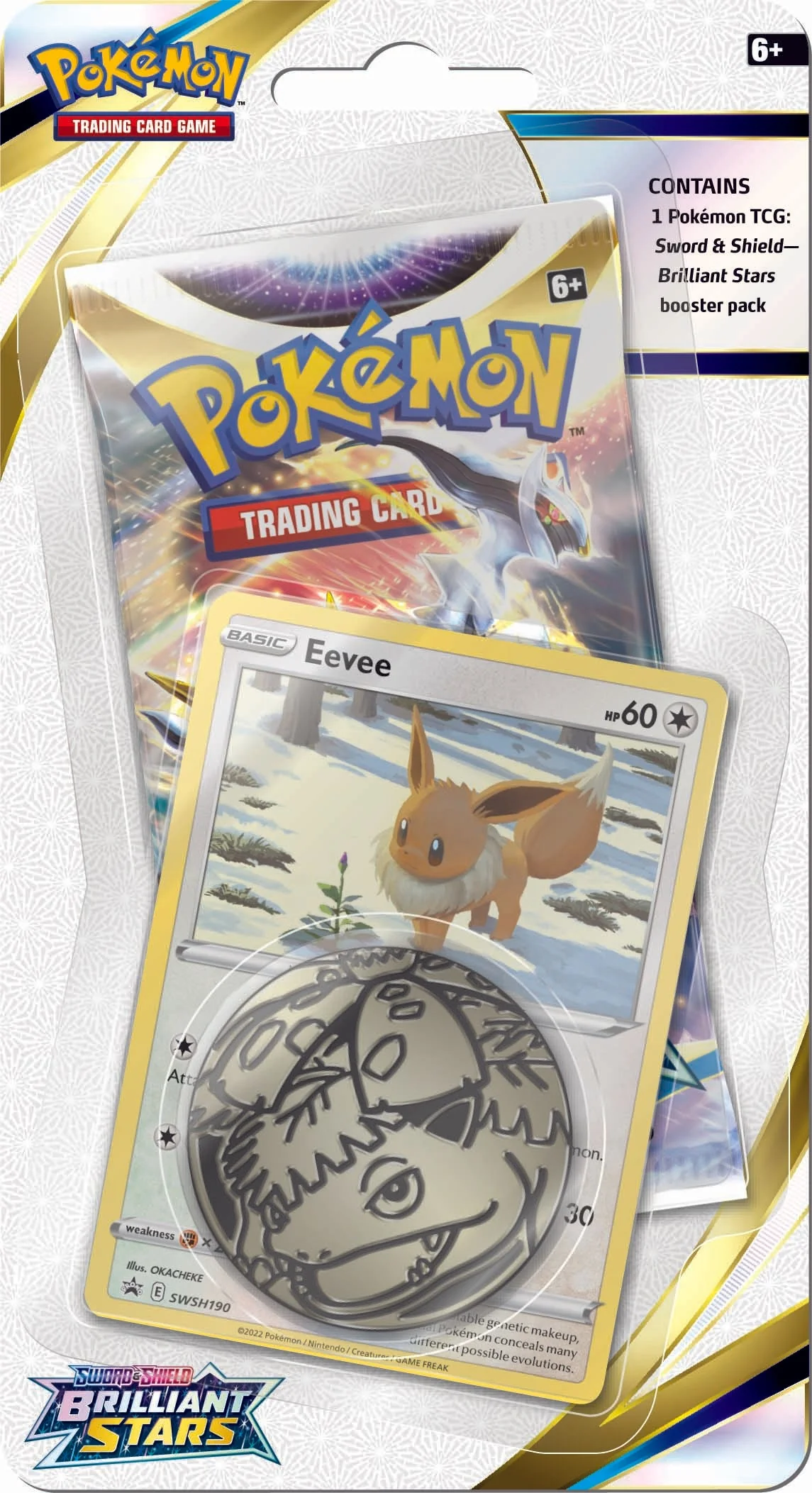 Sword & Shield - Brilliant Stars Checklane Blister - Eevee