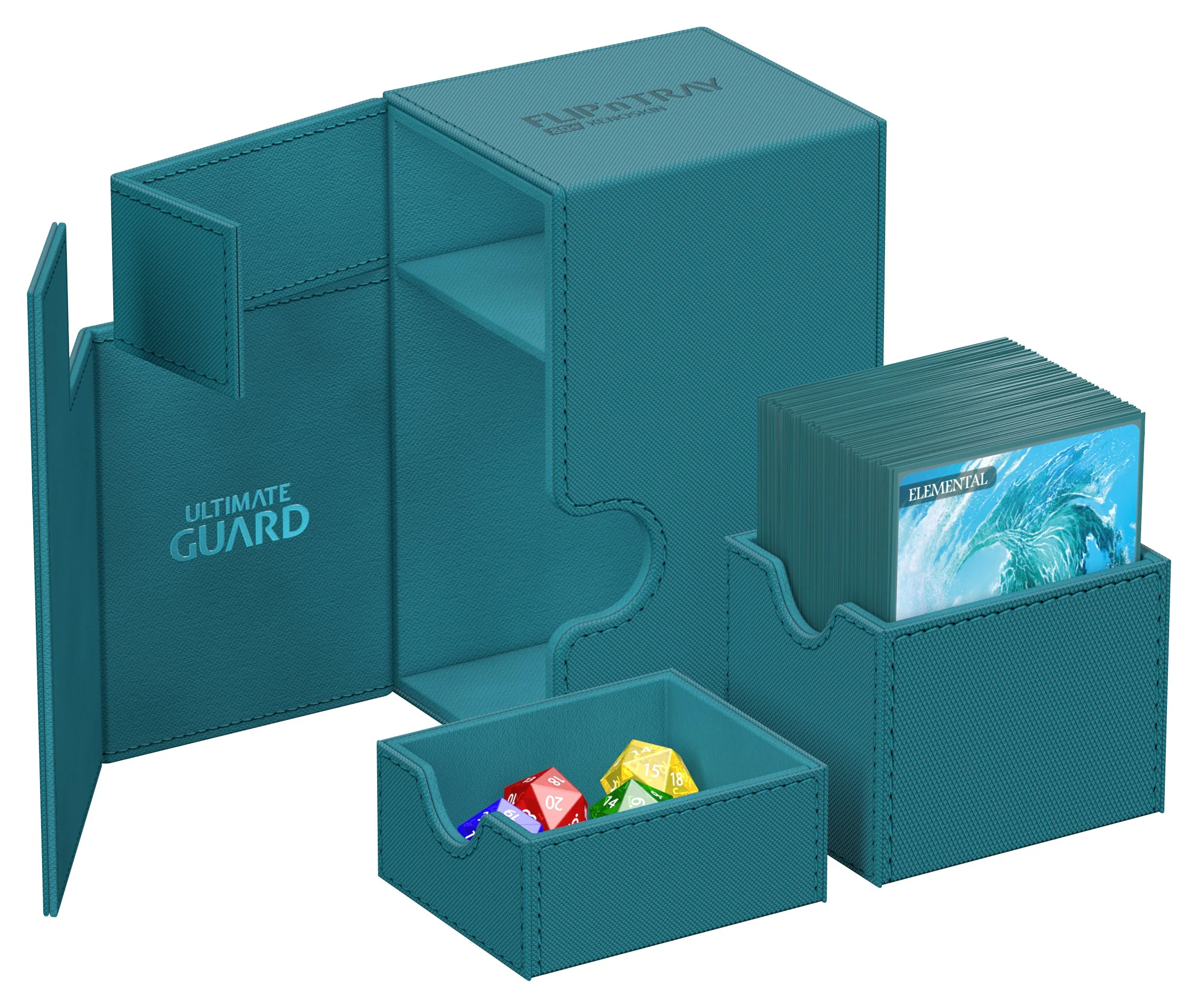Ultimate Guard - Flip'N'Tray - 80+ Monocolor - Petrol