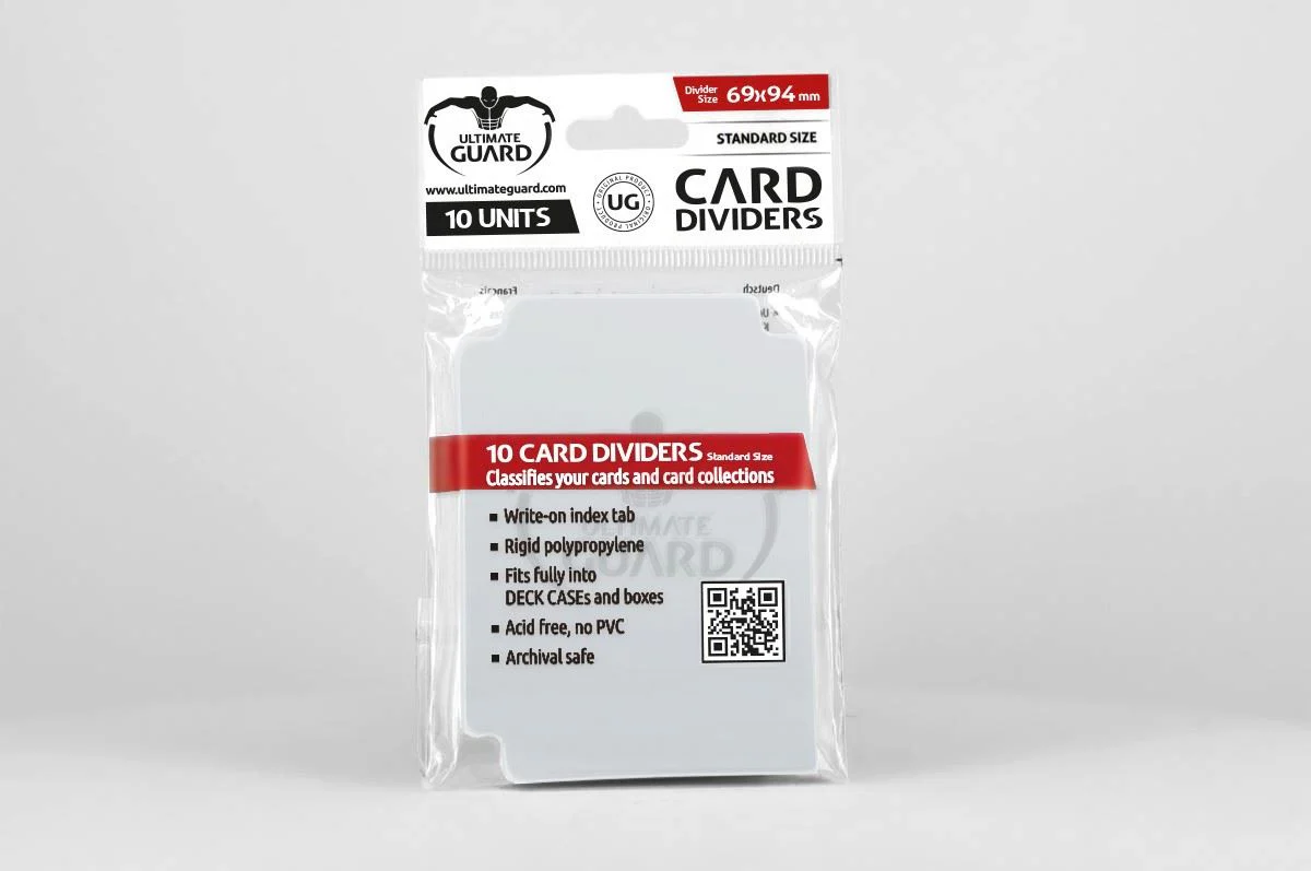 Ultimate Guard Card Dividers Standard Size Transparent