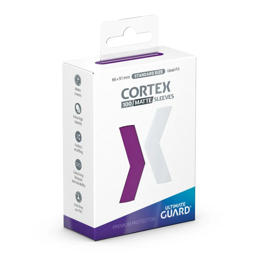 Ultimate Guard Cortex Sleeves Standard Size Purple Matte 100 ct