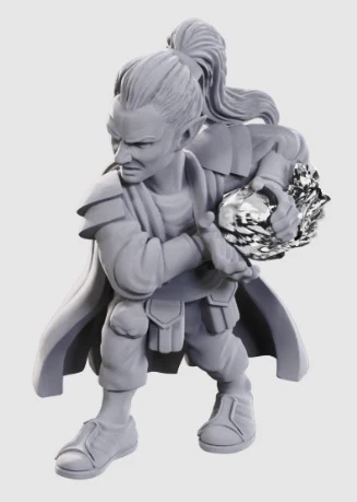 Dungeons & Dragons: Nolzur's Marvelous Unpainted Miniatures - W24 Pirate Deck Wizard